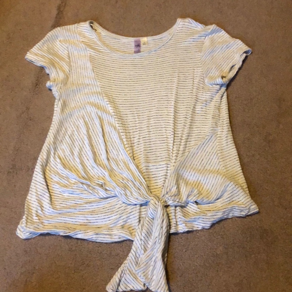 Tie front shirt